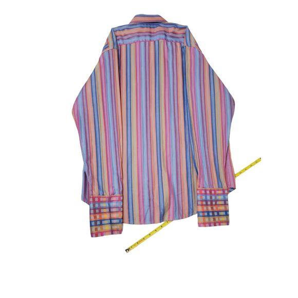 Robert Graham Men's Vibrant Multi Colored Long Sleeve Shirt Size L. Excellent c - Picture 6 of 12